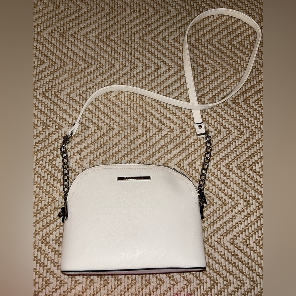 white steve madden purse